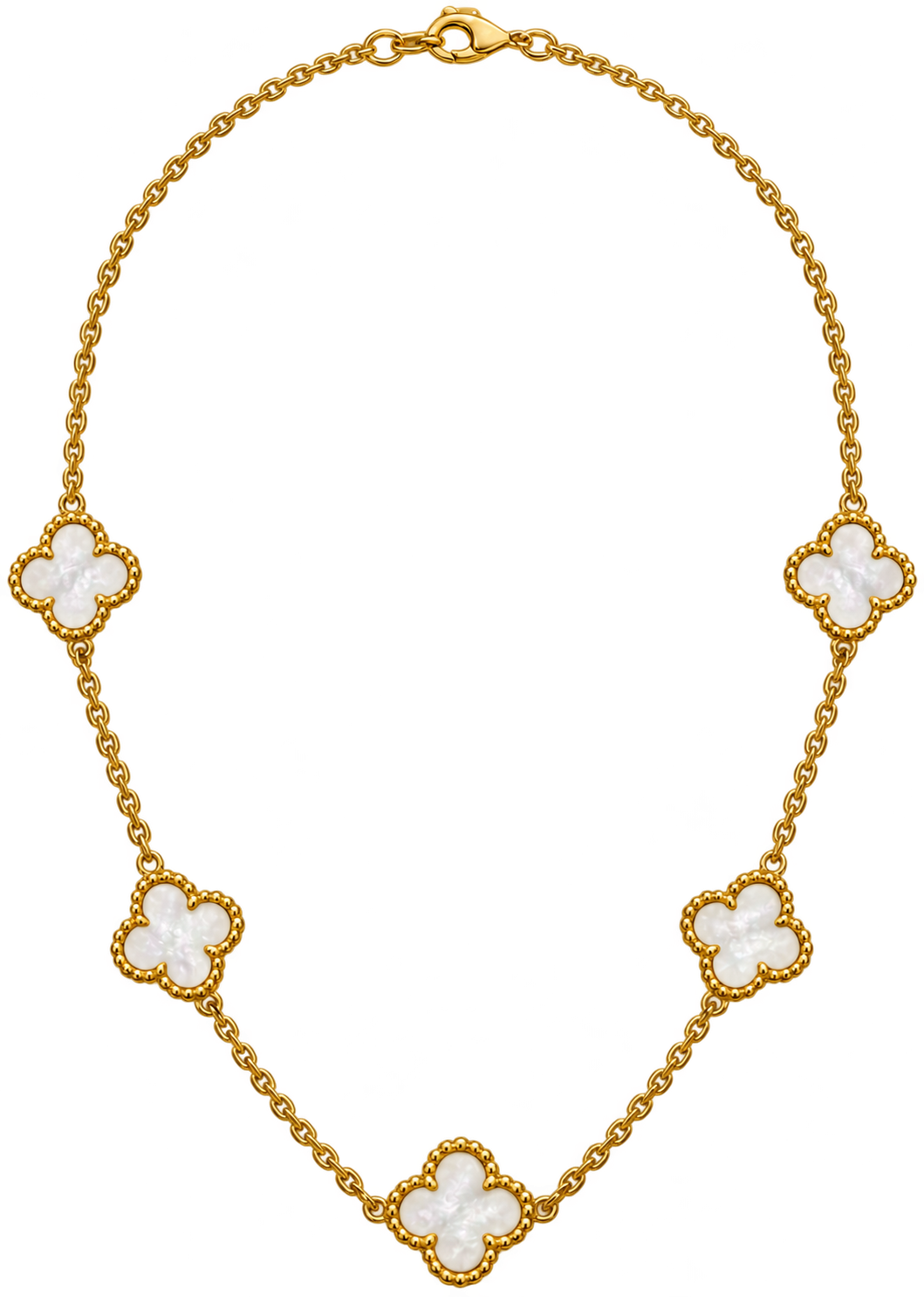 Cadena Van Cleef Blanca