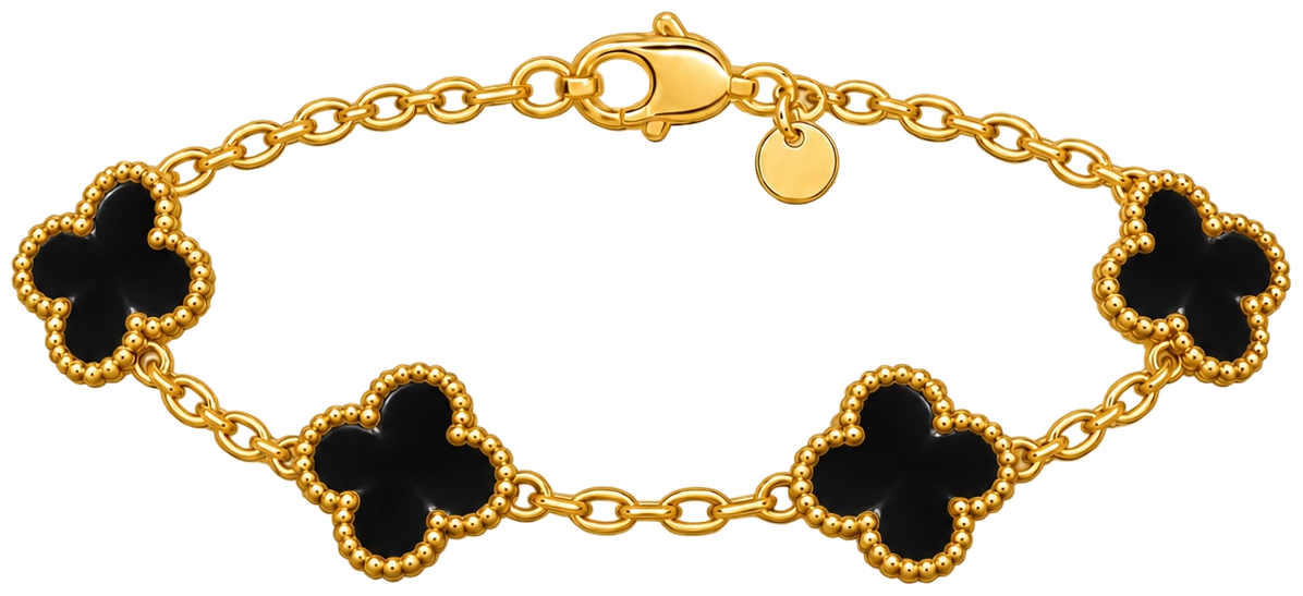 Pulsera Van Cleef Negra